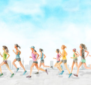 女性のマラソン平均タイム年齢別【5歳刻みでまとめました！】